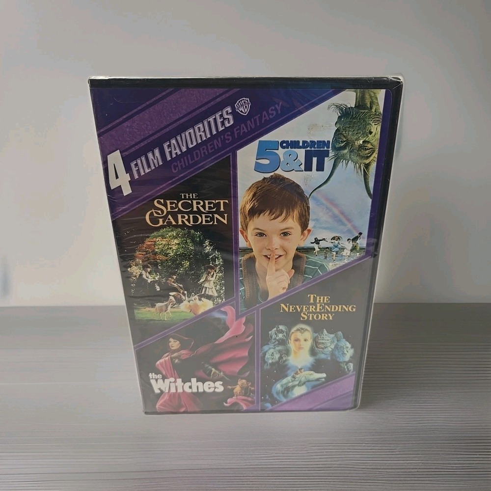 4 Film‎ Favorites Children's Fantasy DVD Set The Witches NeverEnding Story 5 New